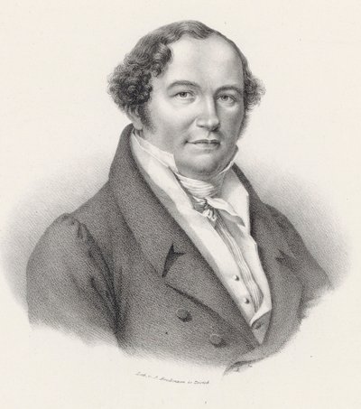 Porträt des Komponisten Conradin Kreutzer 1780-1849. von Joseph Brodtmann
