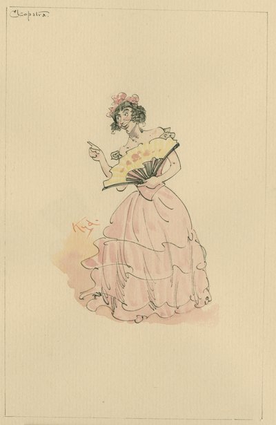 Kleopatra, oder Die ehrenwerte Mrs. Skewton, c.1920er Jahre von Joseph Clayton Clarke
