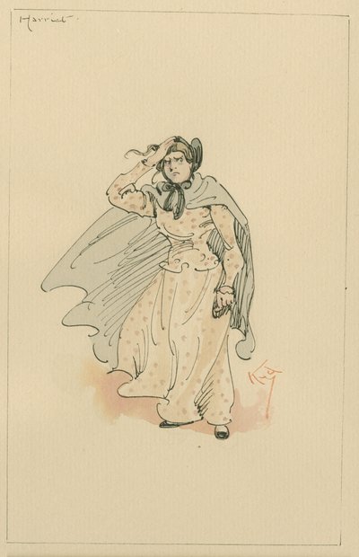 Miss Harriet Carker, ca. 1920er von Joseph Clayton Clarke