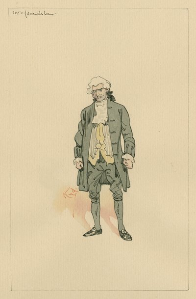 Mr. Geoffrey Haredale, ca. 1920er Jahre von Joseph Clayton Clarke