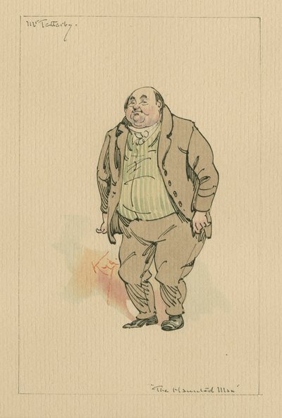 Mr. Tetterby - Der Geistermann und das Gespenst, ca. 1920er von Joseph Clayton Clarke