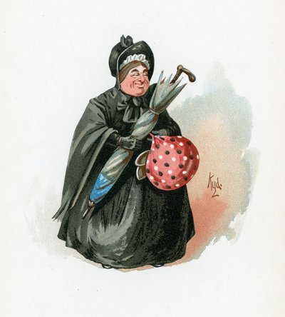 Mrs Gamp, Illustration aus 