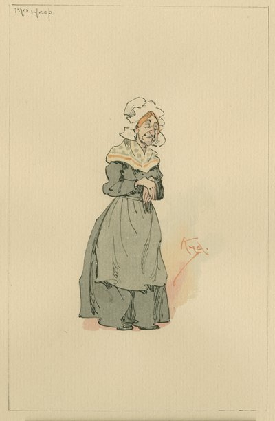 Mrs Heep, ca. 1920er von Joseph Clayton Clarke
