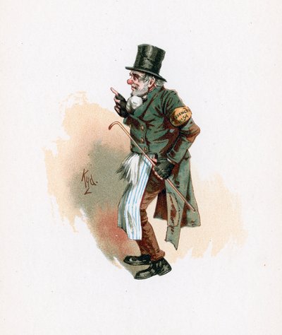 Trotty Veck, Illustration aus 