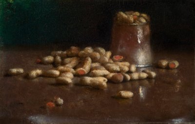 Stillleben mit Erdnüssen von Joseph Decker