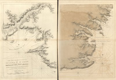 Der Atlantische Neptun, veröffentlicht für die Nutzung der Royal Navy von Großbritannien von Joseph F. W. Des Barres