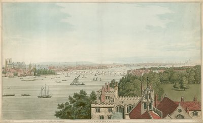 Blick auf London von Lambeth von Joseph Farington