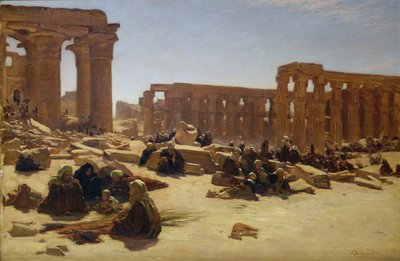 Ruinen des Tempels von Luxor, ca. 1890 von Joseph Farquharson