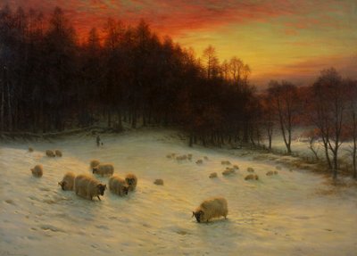 Wenn der Westen im Abendglanz erstrahlt, ausgestellt 1910 von Joseph Farquharson