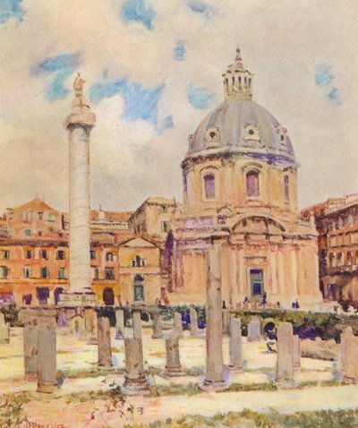 Rom: Das Trajansforum von Joseph Felix Bouchor