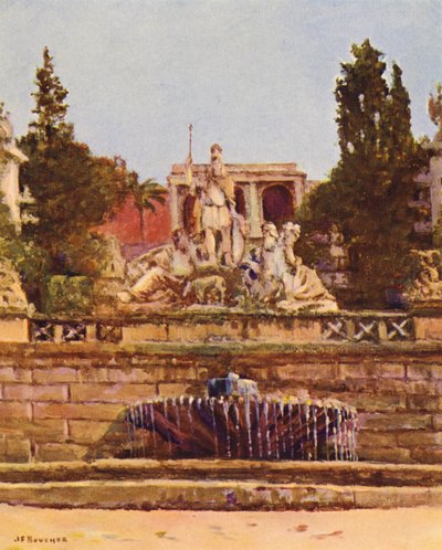 Rom: Piazza del Popolo von Joseph Felix Bouchor