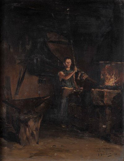 Die Schmiede (Für meinen Freund Peyre, liebevolle Erinnerung) von Joseph Garibaldi