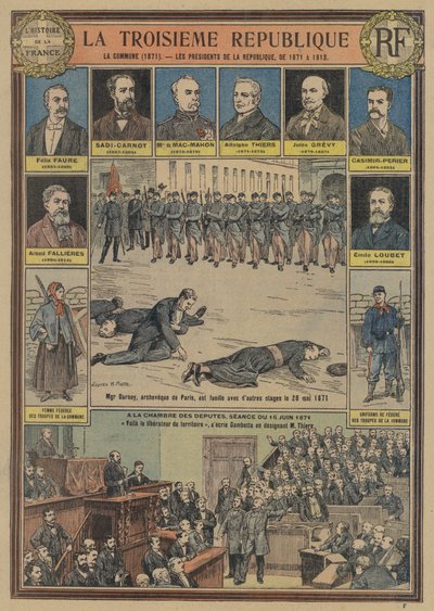Die Dritte Französische Republik: Die Pariser Kommune (1871) und Präsidenten der Republik von Joseph Girard