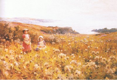 Butterblumen pflücken, aus unbekannter Zeitschrift oder Buch von Joseph Harold Swanwick