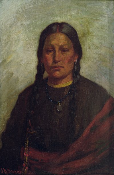 Tochter des Häuptlings Little Chief von Joseph Henry Sharp
