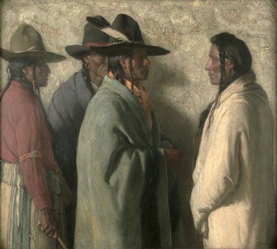 Junge Häuptlinge Mission, um 1919 von Joseph Henry Sharp