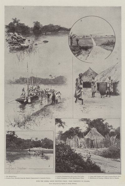 Mit der Sierra Leone Frontier Force, von Freetown nach Falaba von Joseph Holland Tringham