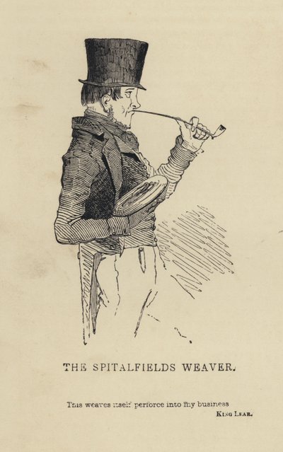 Kenny Meadows: Der Weber von Spitalfields von Joseph Kenny (after) Meadows