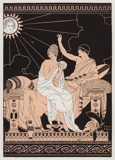 Aphrodite und Eros von Joseph Kuhn Regnier