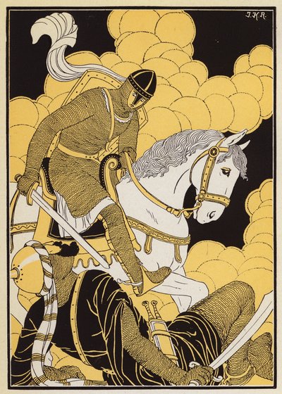 Der Kampf von Guillaume gegen den Riesen Corsolt von Joseph Kuhn Regnier