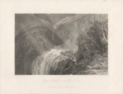 Kettenbrücke über den Fluss Tees, 1838 von Joseph Mallord William Turner