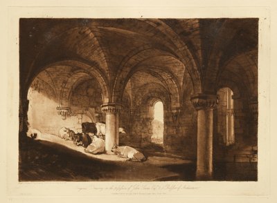 Krypta der Kirkstall Abbey von Joseph Mallord William Turner