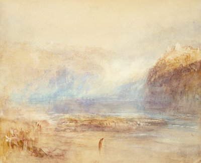Rheinfall bei Schaffhausen - Fernansicht von Joseph Mallord William Turner