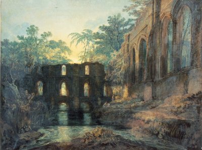 Fountains Abbey von Joseph Mallord William Turner