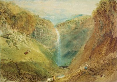 Hardraw Fall, Yorkshire, ca. 1820 von Joseph Mallord William Turner