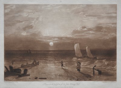 Liber Studiorum: Mildmay-See-Stück von Joseph Mallord William Turner