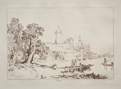 Liber Studiorum: Ville de Thun, Schweiz von Joseph Mallord William Turner