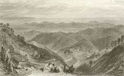 Mussooree und der Dhoon, von Landour von Joseph Mallord William Turner