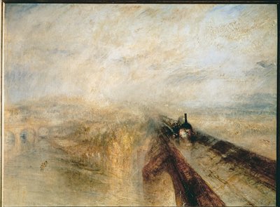 Regen, Dampf und Geschwindigkeit, vor 1844 von Joseph Mallord William Turner