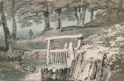 Schleusentor, Netley Abbey, Hampshire von Joseph Mallord William Turner