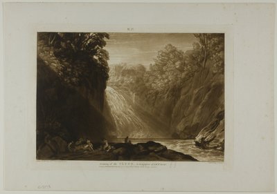 Der Fall des Clyde, Platte 18 aus Liber Studiorum von Joseph Mallord William Turner