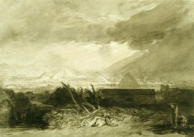 Die fünfte Plage Ägyptens von Joseph Mallord William Turner