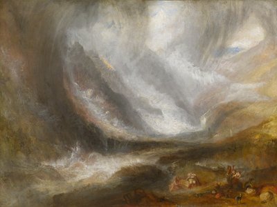 Tal von Aosta: Schneesturm, Lawine und Gewitter von Joseph Mallord William Turner