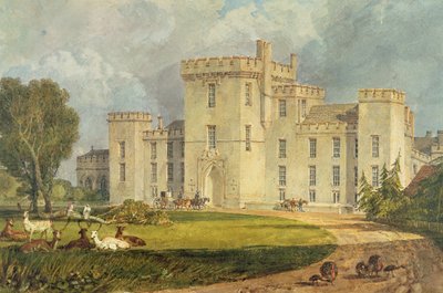 Ansicht von Hampton Court von Nordwesten, ca. 1806 von Joseph Mallord William Turner