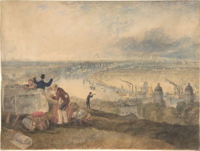 Blick auf London von Greenwich von Joseph Mallord William Turner