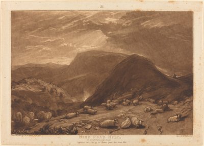 Hind Head Hill von Joseph Mallord William Turner and Robert Dunkarton