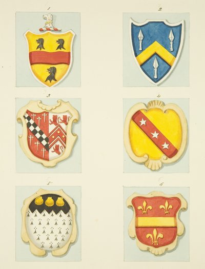 Wappen auf Denkmälern in St. Mary Redcliffe von Joseph Manning