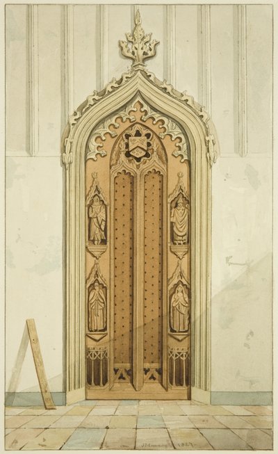 Türen von Clarke, auf jeder Seite des Altars von St. Mark
