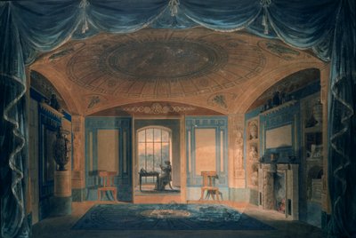 Das Frühstückszimmer, Pitzhanger Manor, 1802 von Joseph Michael Gandy
