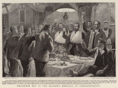 Weihnachtstag im Seemanns-Krankenhaus in Konstantinopel von Joseph Nash