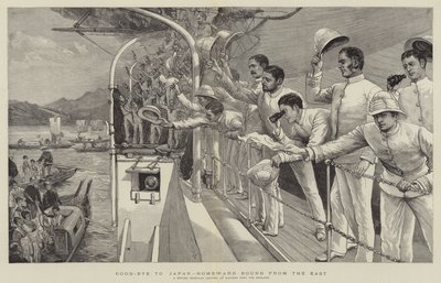 Abschied von Japan, Heimreise aus dem Osten von Joseph Nash