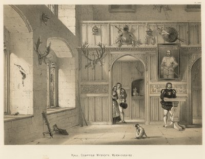 Halle, Compton Wynyate, Warwickshire von Joseph Nash