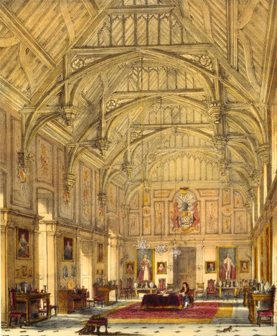 Die große Halle, Biddington, Surrey, 1600, aus 