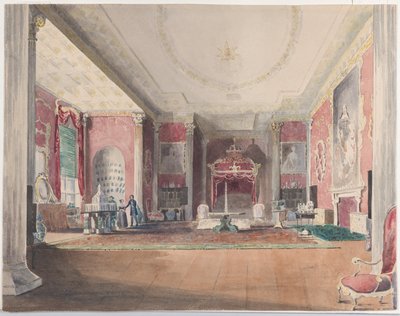 Das Staatsbettzimmer, Stowe Buckinghamshire von Joseph Nash