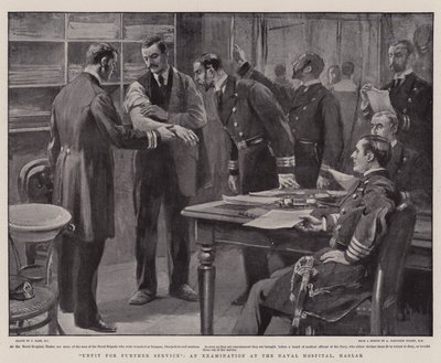 Untauglich für weiteren Dienst, eine Untersuchung im Marinehospital Haslar von Joseph Nash