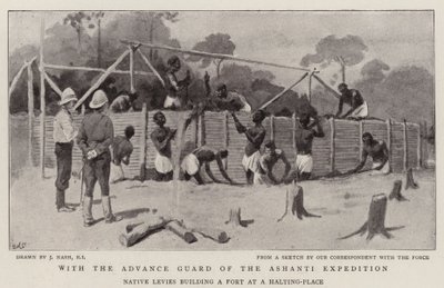 Mit der Vorhut der Ashanti-Expedition von Joseph Nash